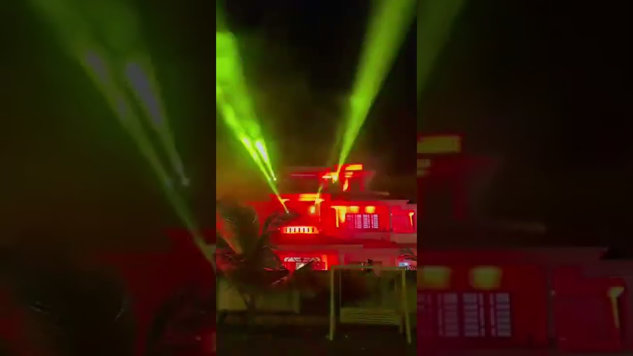 New home inauguration || Amazing Dj lighting show