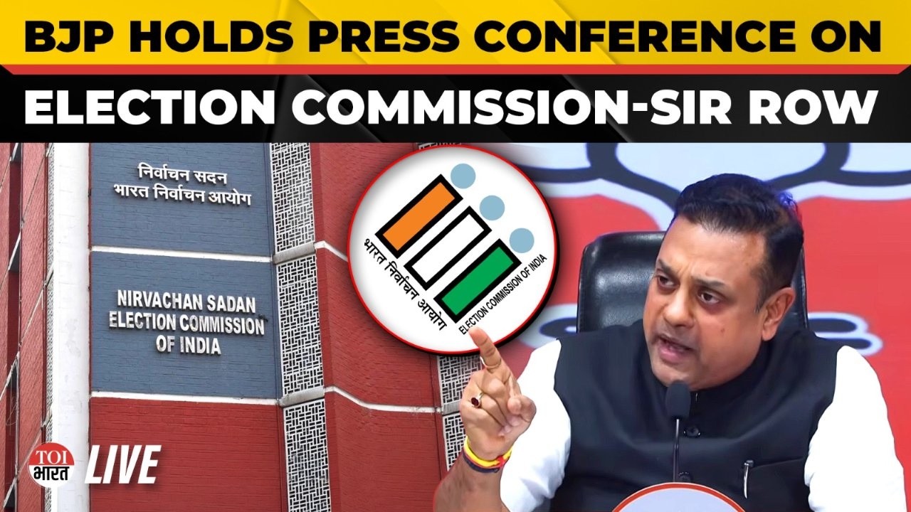 BJP Holds Press Conference On Election Commission-SIR Row; All Eyes On Party's Stand