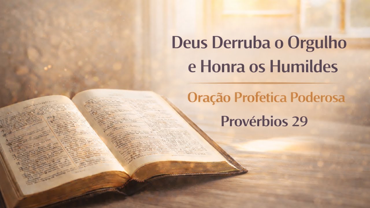 Deus Derruba o Orgulho e Honra os Humildes: Oração Profética Poderosa l Provérbios 29