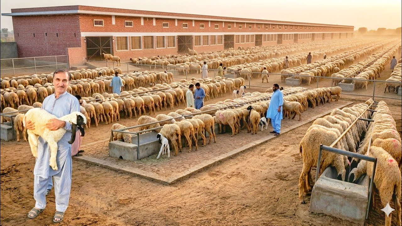 Modern Sheep Farming | A Project of 10,000 Sheep and Goats Farming at Dayzee Farms Bhawalpur 