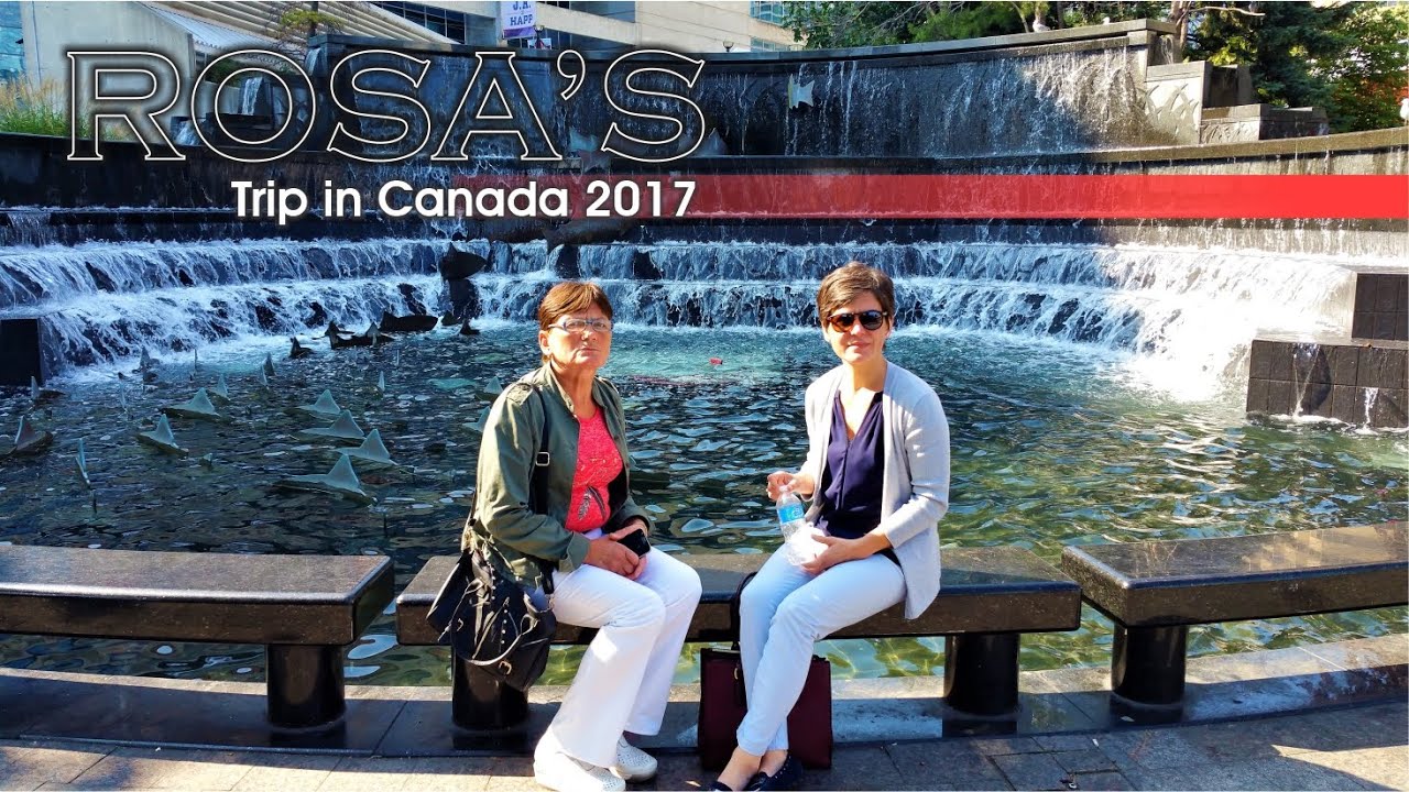 Traveling in Canada 2017 Roza Eniko's Mother visiting us in Canada