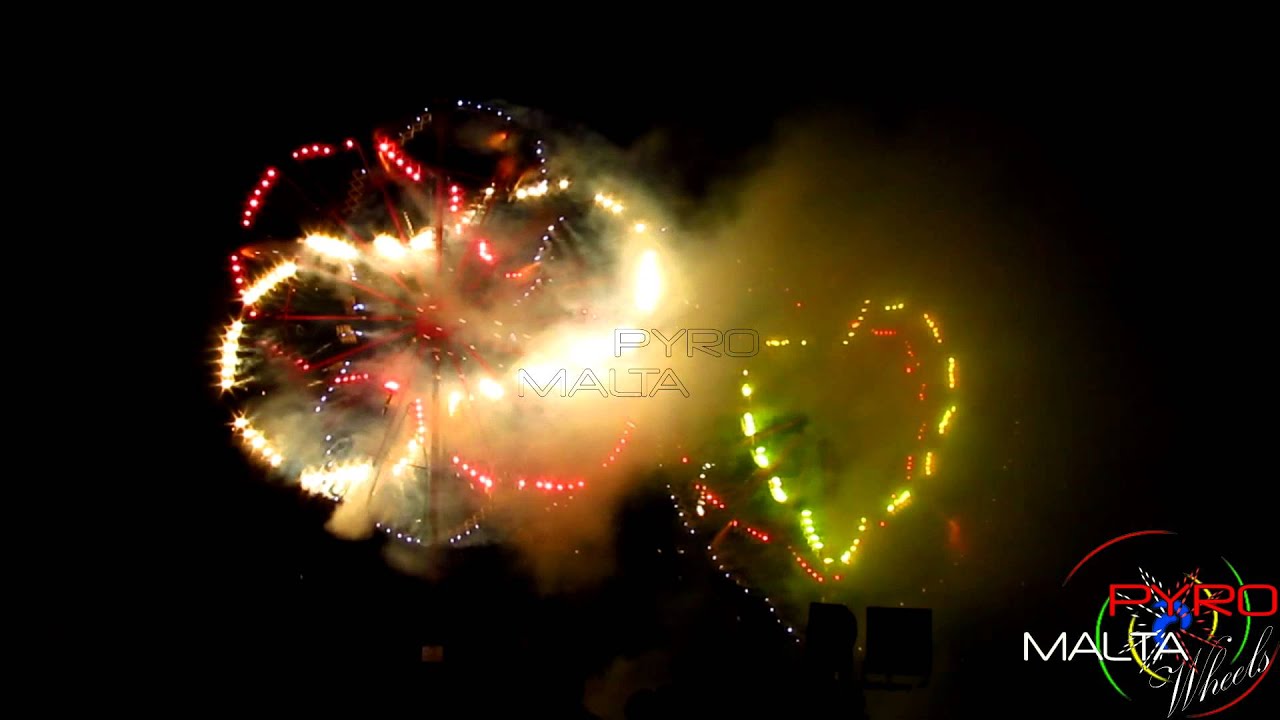 Fontana Gozo - Malta Mechanized Ground Fireworks Festival 2014