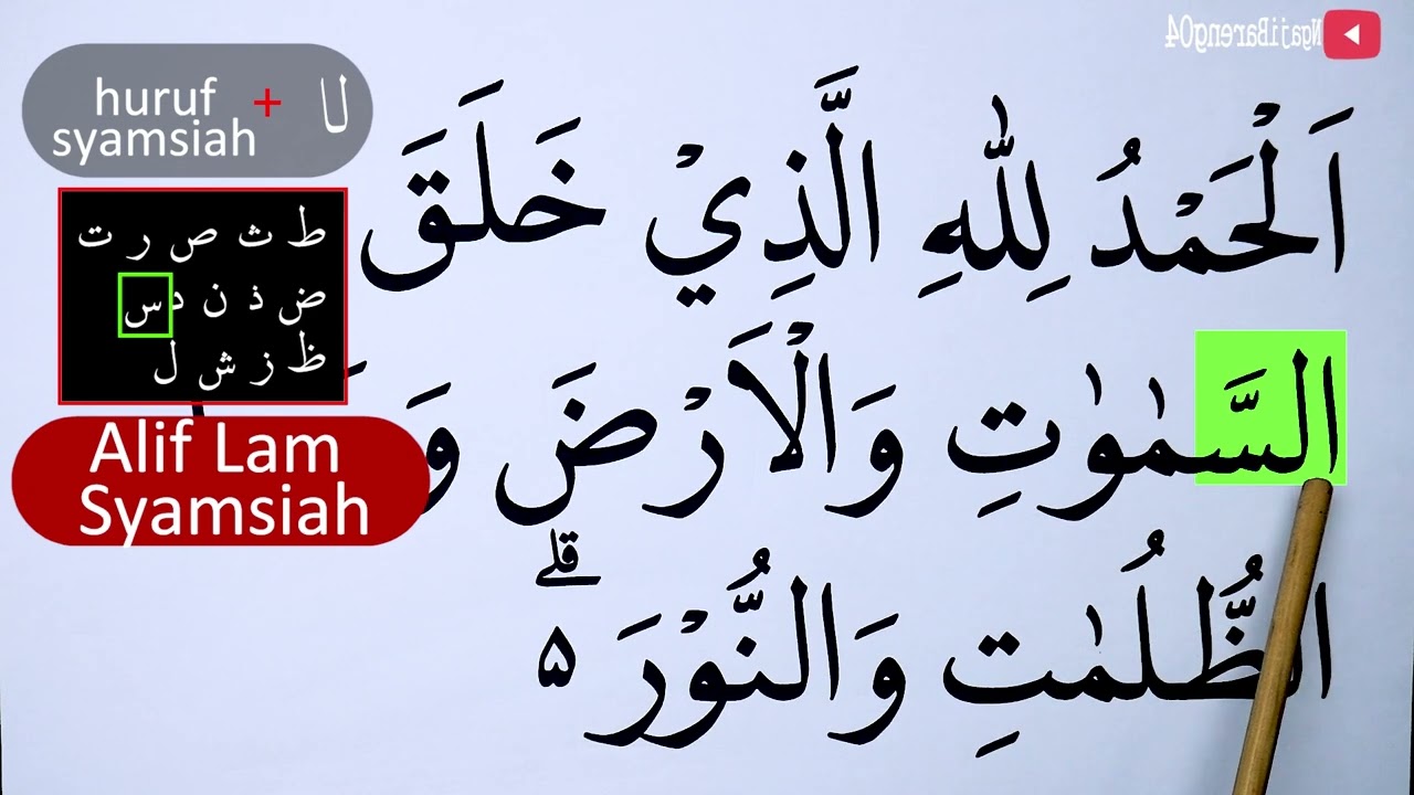 BELAJAR NGAJI TAJWID SURAH AL ANAM AYAT 1 EPS 1687