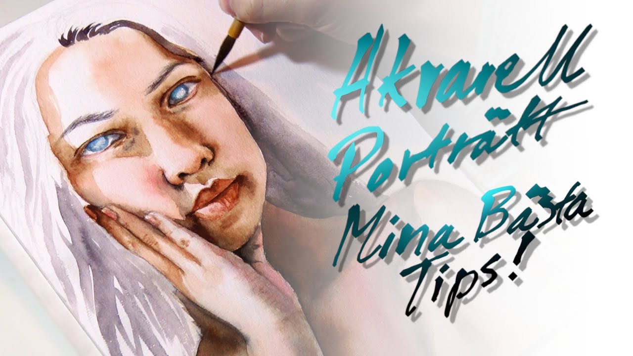 Akvarell Porträtt | TUTORIAL