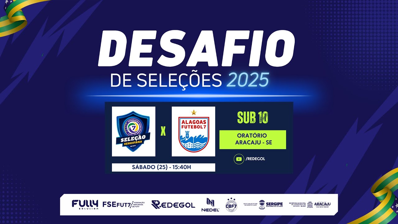 DESAFIO DE SELEÇÕES - SERGIPE X ALAGOAS - SUB 10