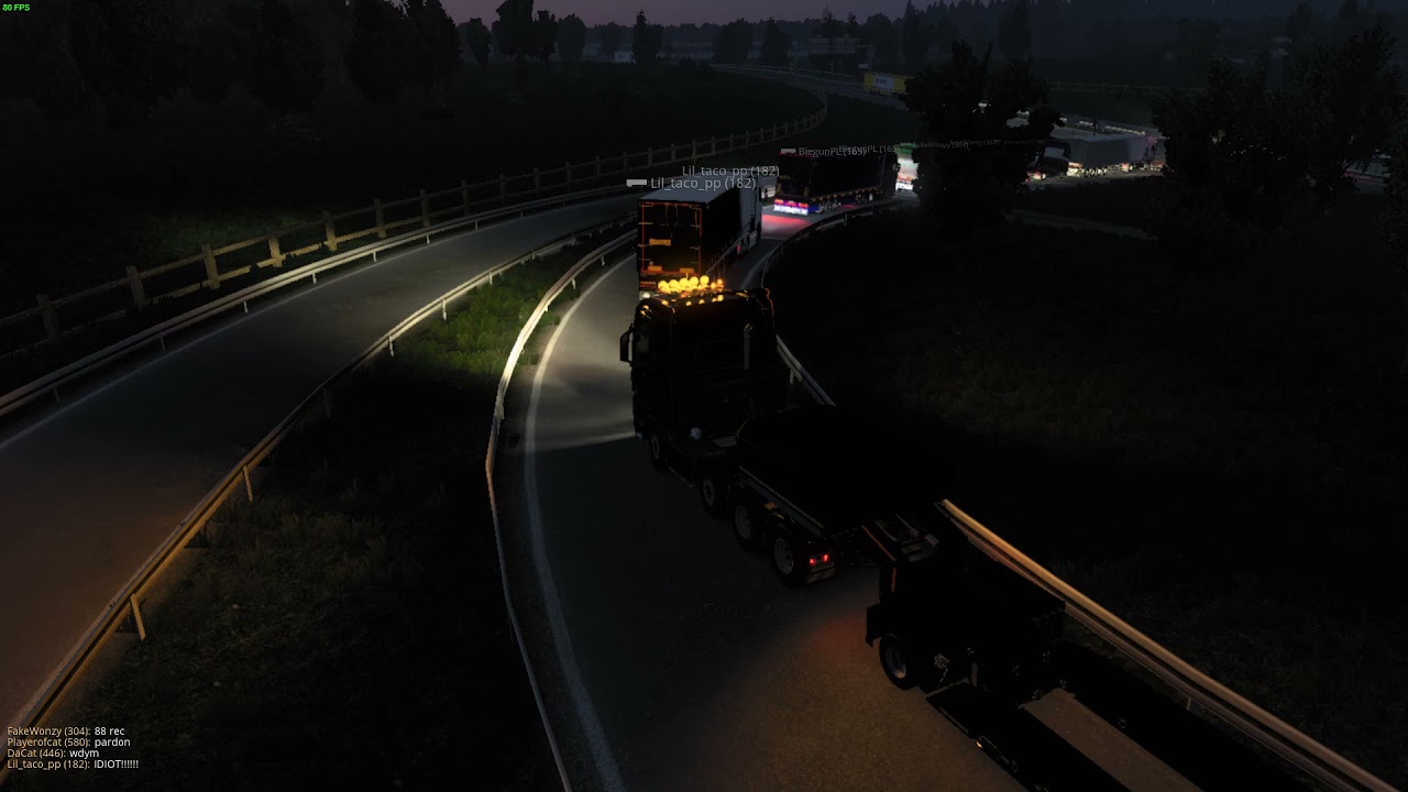 Report of blocking road - Euro Truck Simulator 2 TMP