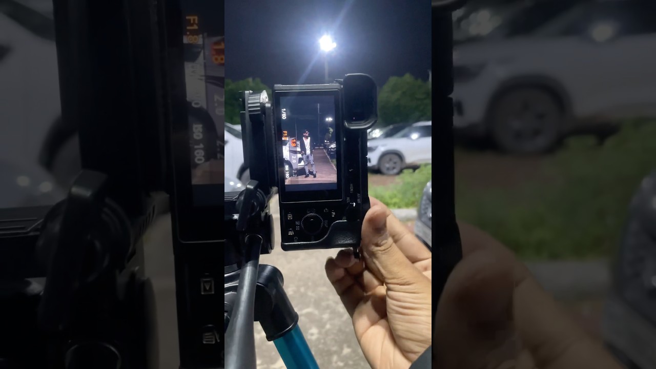 Sony A6400 with 50mm 1.8f lens night photography test wait for result 😱🔥 #camera #sony #shorts