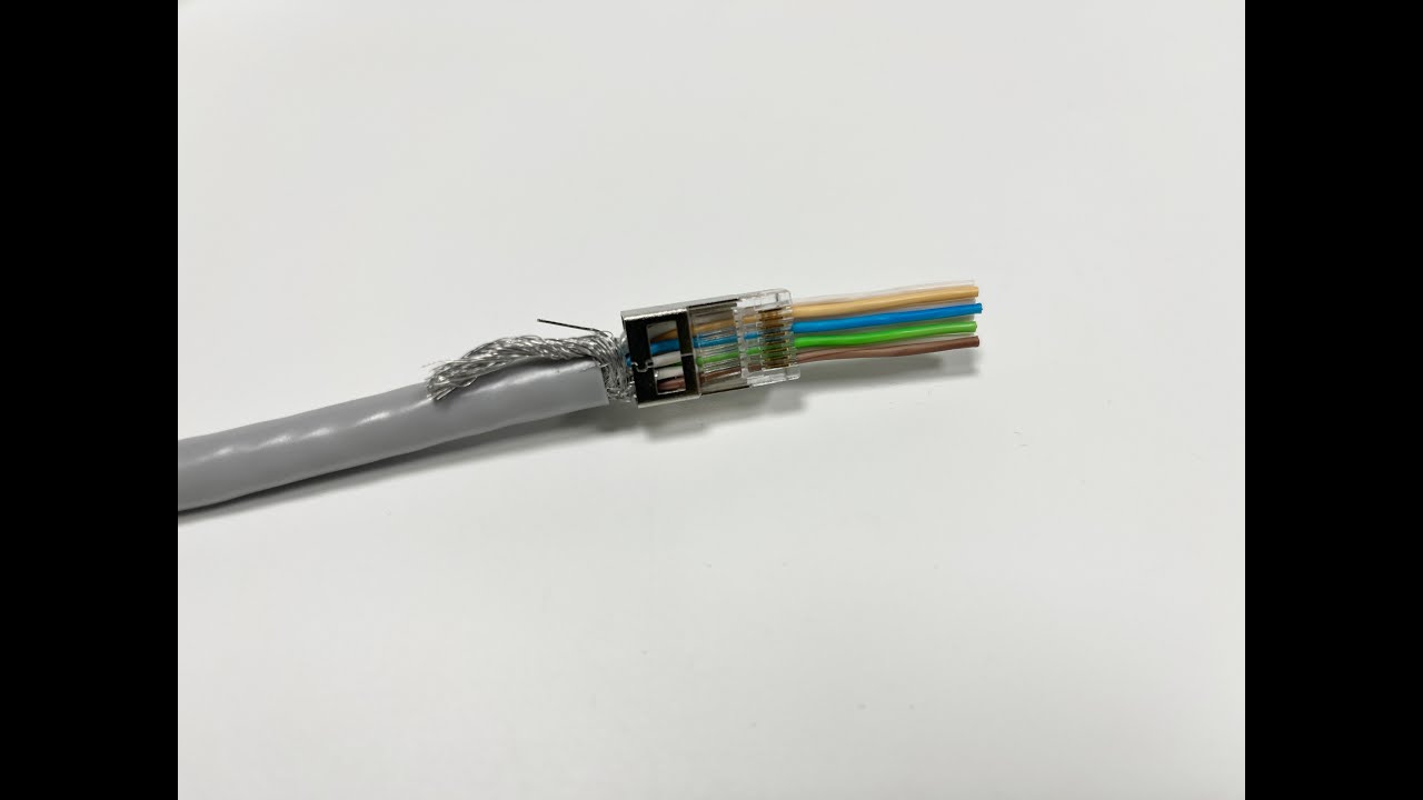 CAT7 EZ Pass Thorough RJ45 Connector