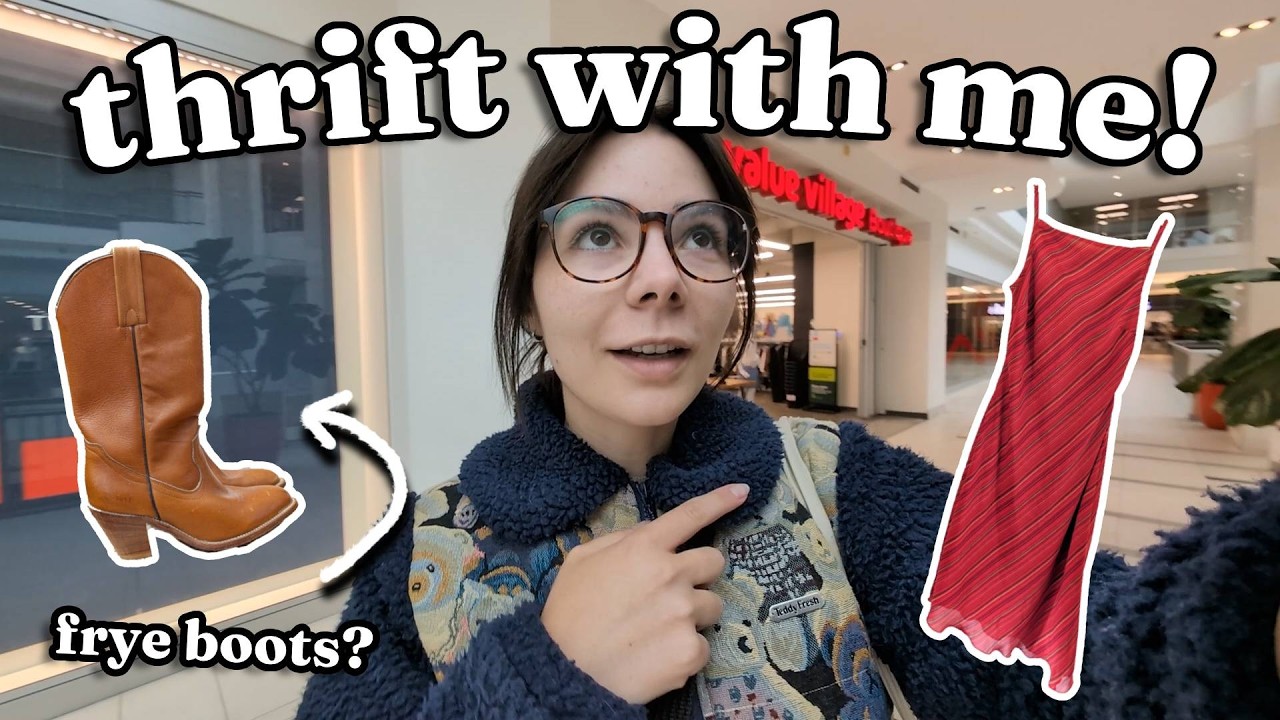 Thrift With Me! | I found vintage Frye boots!! 👢