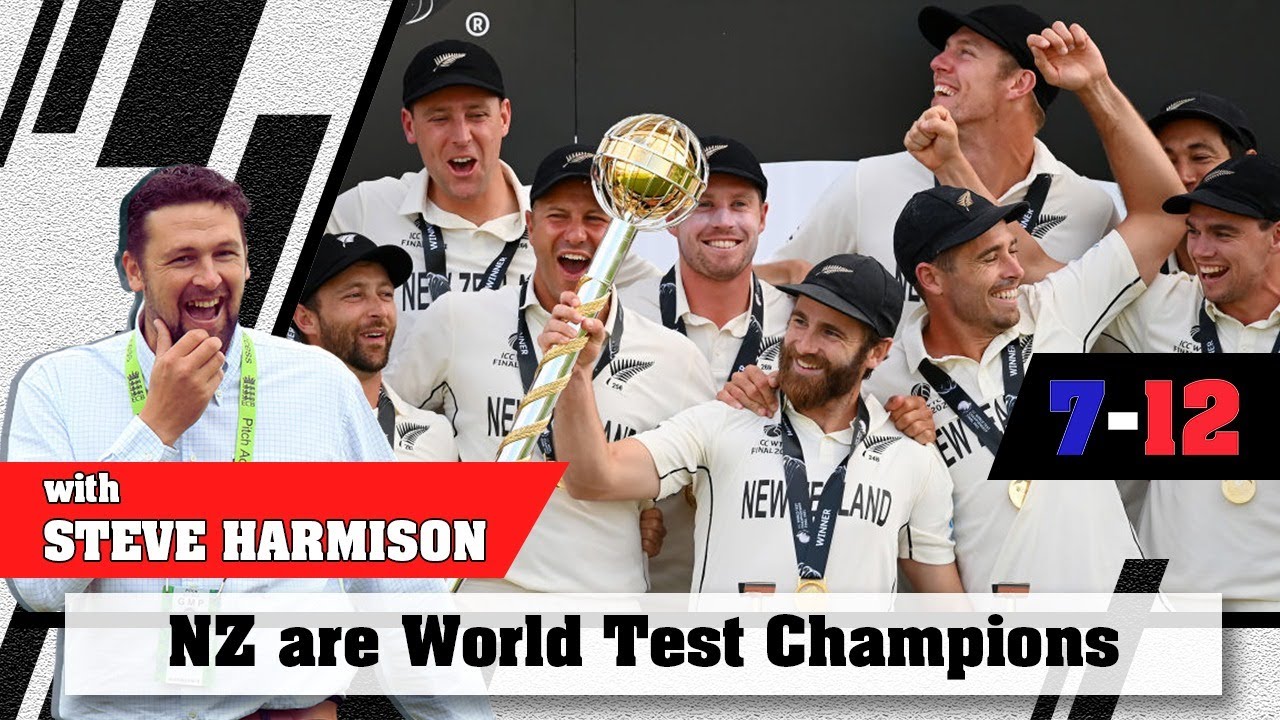 NZ are WORLD TEST CHAMPIONS! | #WTC21 #7for12