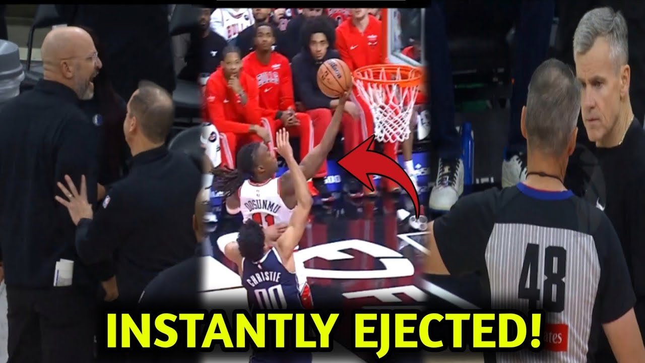 SCOTT FOSTER EJECTS JASON KIDD! 🤬 Ref Refuses Challenge & Tosses Coach! #nba