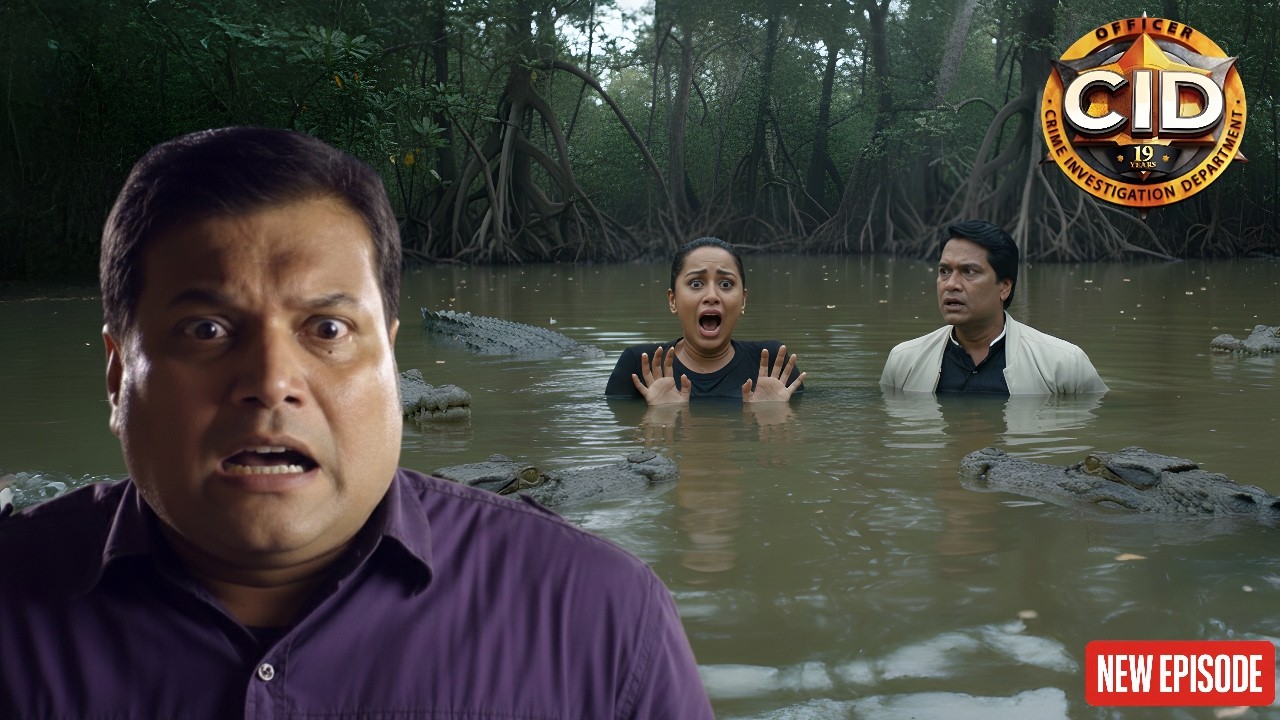 পূর্বী এবং অভিজিৎ কুমির ভর্তি পুকুরে আটকা পড়ে || CID BANGLA  || NEW EPISODE