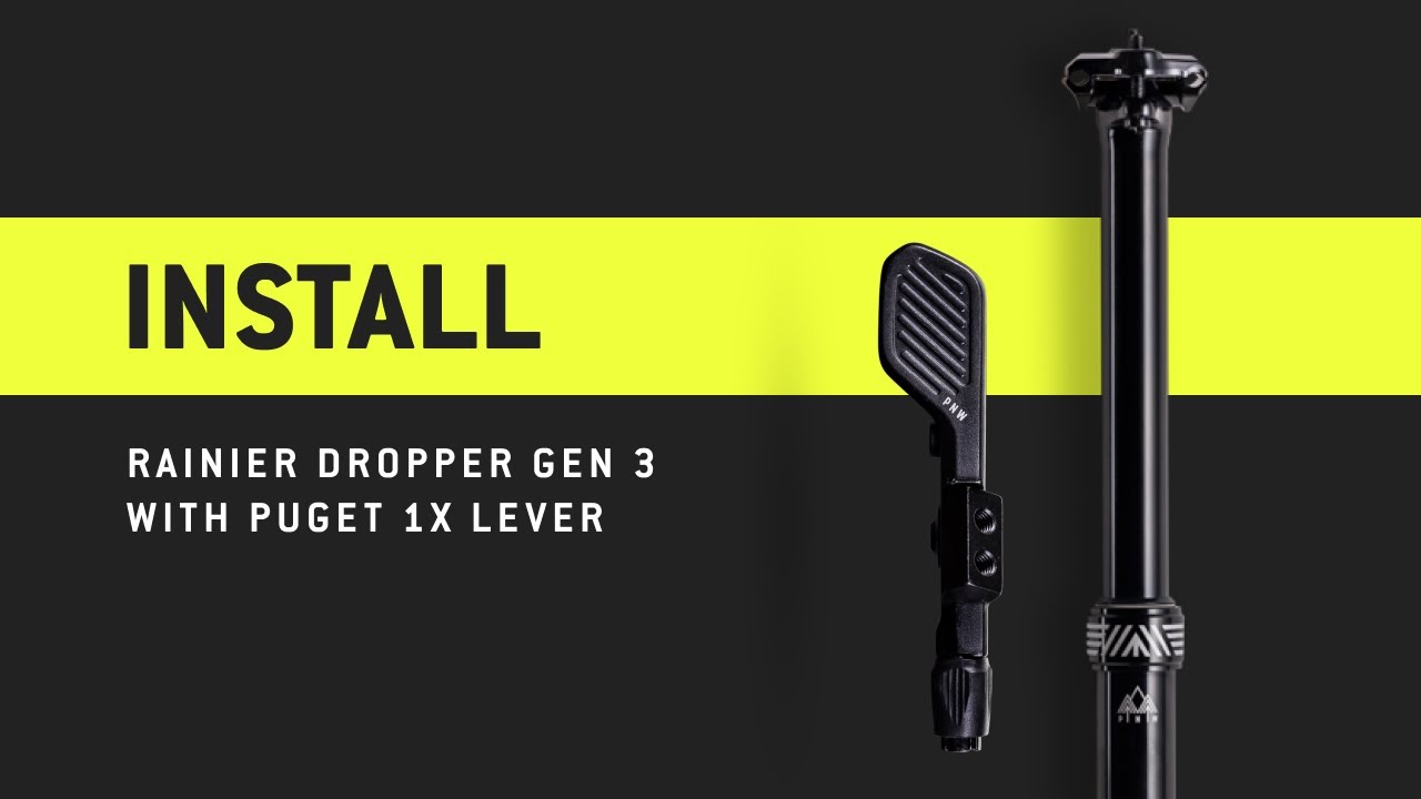 PNW Components: How to Install a 3rd Generation Rainier Dropper Post with Puget 1x Lever