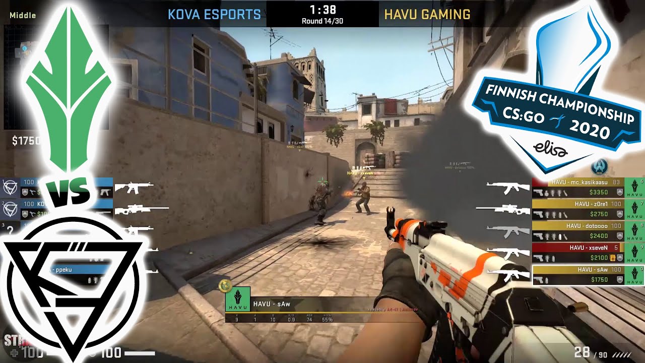 🇫🇮 HAVU vs 🇫🇮 KOVA MIRAGE HIGHLIGHTS - Elisa CS:GO Finnish Championship 2020