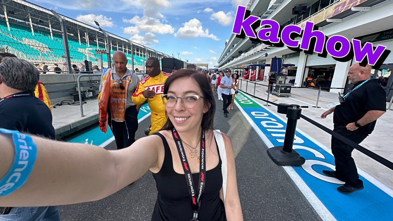 here's what the pit lane is like on media day (F1 Miami GP)