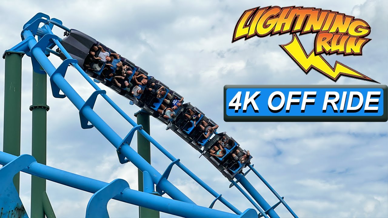 Lightning Run (4K OFF Ride POV)- Kentucky Kingdom, Louisville, KY