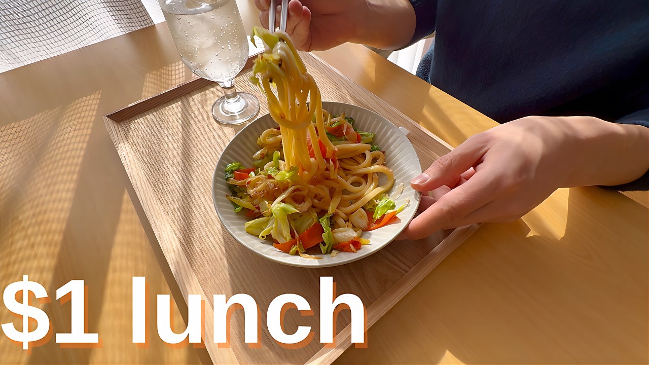 Why This Japanese Salaryman Eats a Cheap Lunch | Saving Money for My Dream