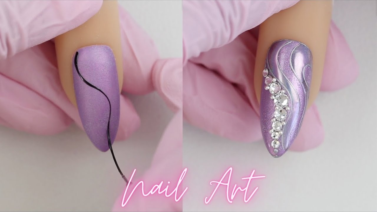 Uñas con pigmento Unicornio 💅🏻✨ Nail Art