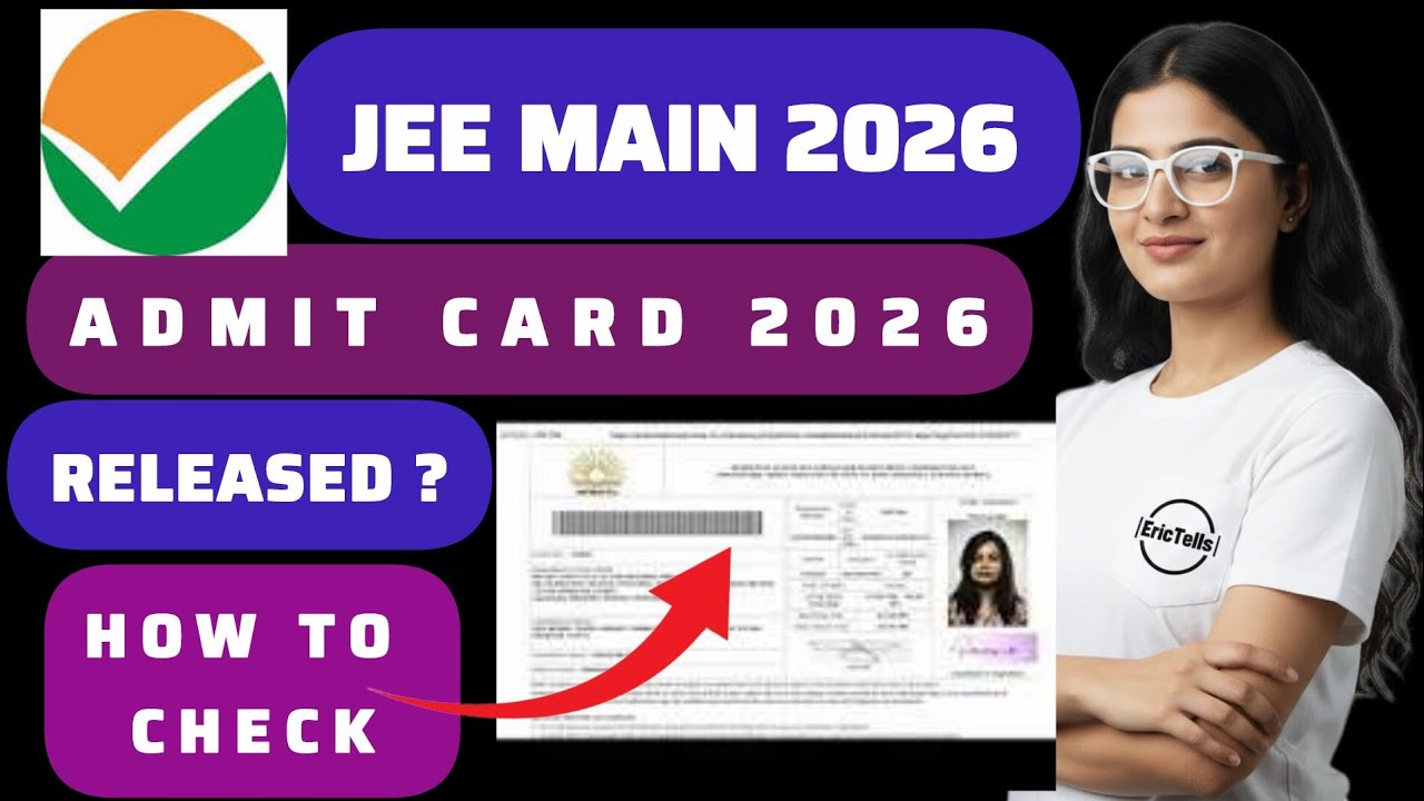jee main session 1 admit card 2026 | jee mains session 1 hall ticket 2026