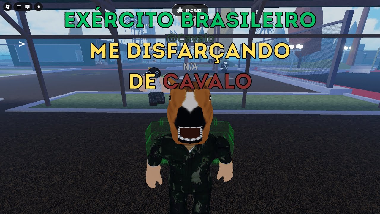 ME DISFARÇEI DE CAVALO! - EB DO TEVEZ