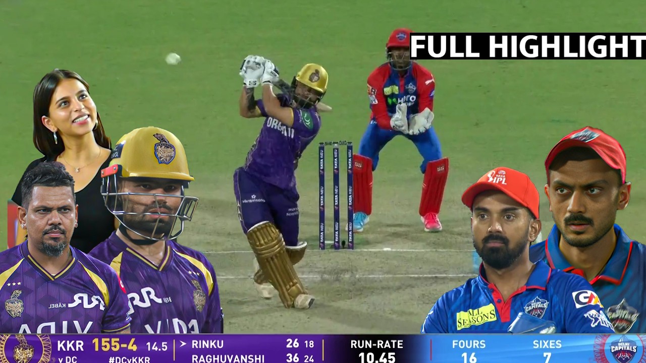 IPL 2026 DC vs KKR match full highlights, Delhi vs Kolkata today ipl match highlights 2026