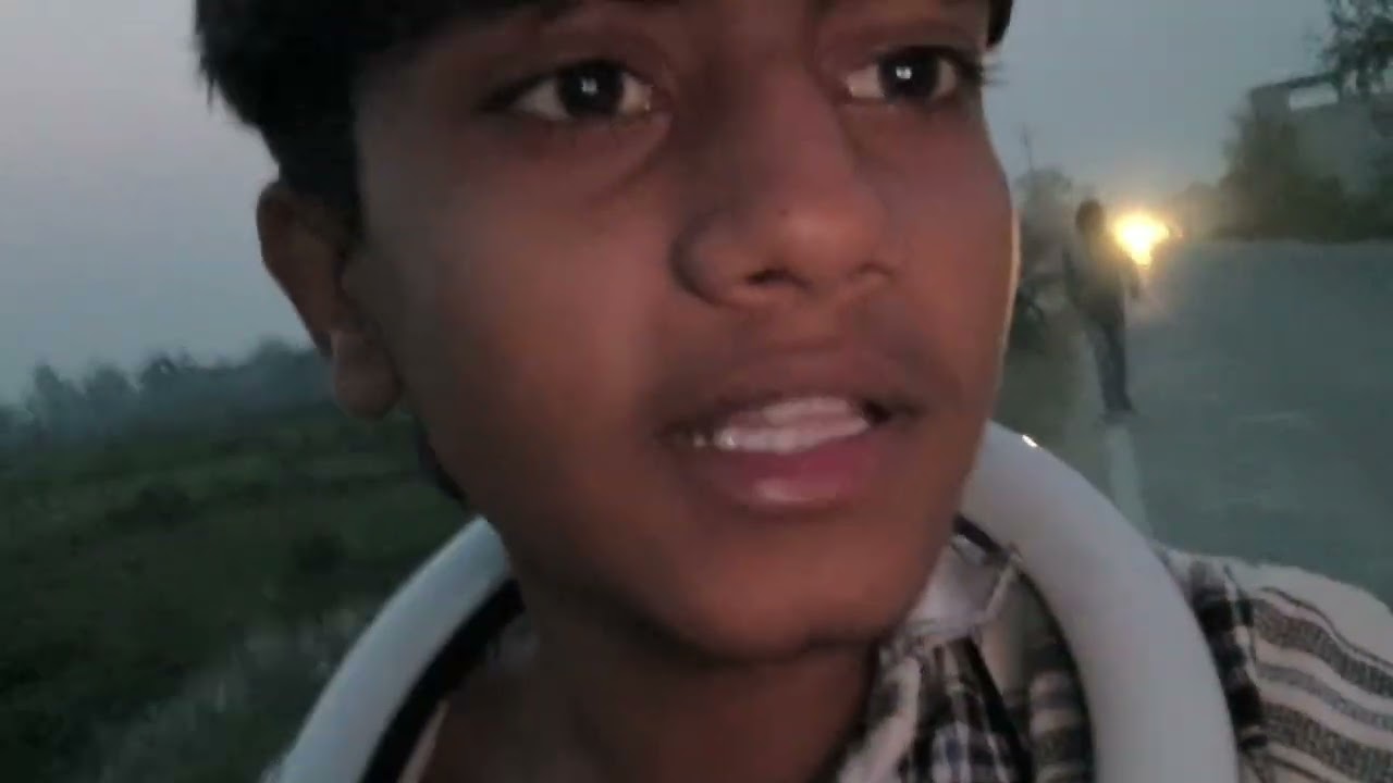 गए वीडियो शूटिंग करने हो गया रात 😂 