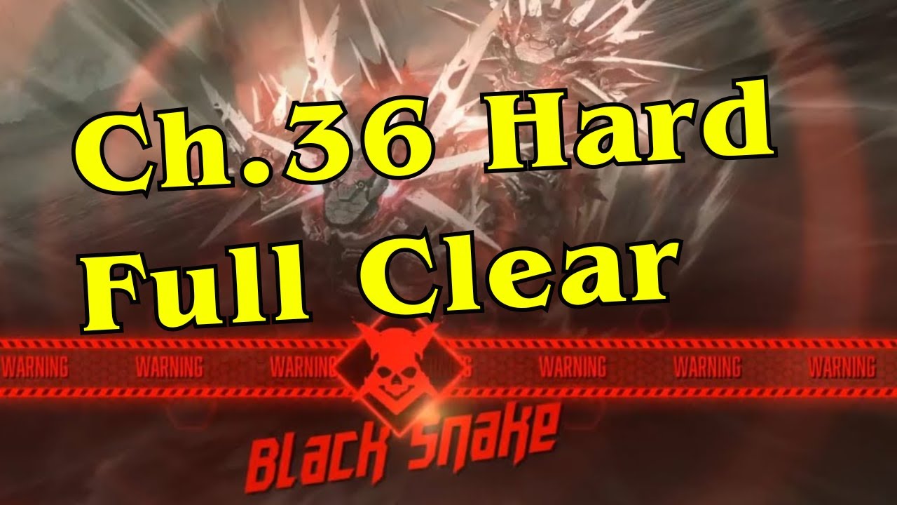 Глава 36, режим Hard Mode, Black Snake, полная чистота