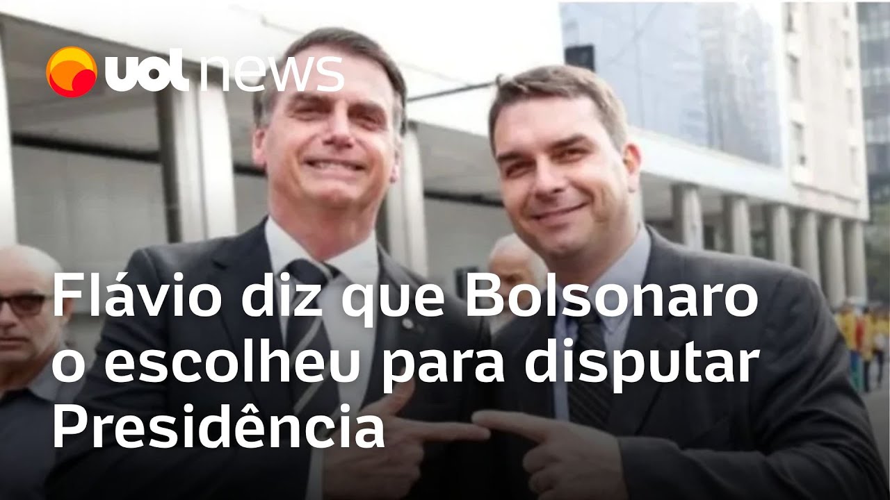 Flávio confirma que foi escolhido por Bolsonaro e disputará Presidência