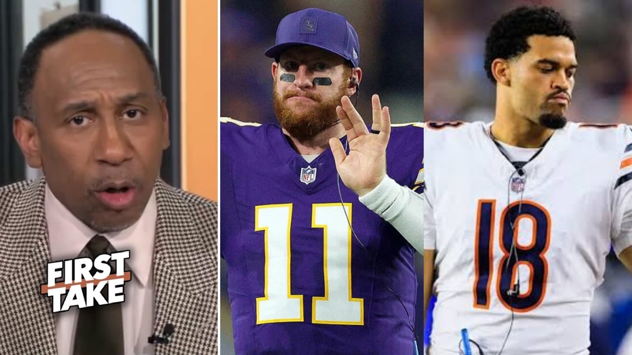 FIRST TAKE | Caleb Williams is the future Josh Allen - Stephen A. credits Bears will beat Vikings