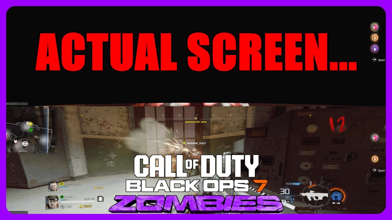 Режим разделенного экрана в Black Ops 7 Zombies сломан!