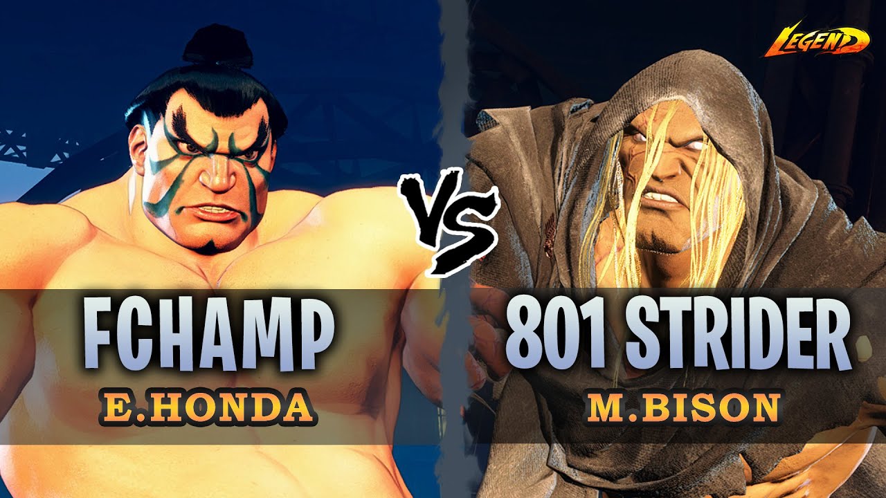 SF6 ▰ E.Honda ( Fchamp ) Vs. M.Bison ( 801 Strider )『 Street Fighter 6 』
