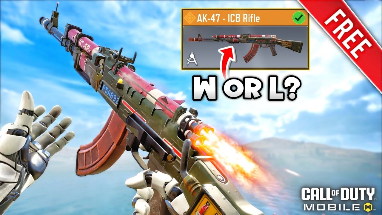 Free Legendary AK-47 ICB Rifle: W or L? Drop your thoughts!