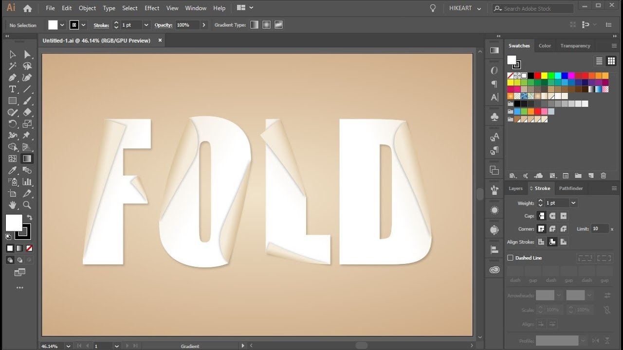 How to Create a Folded Paper Effect in Adobe Illustrator