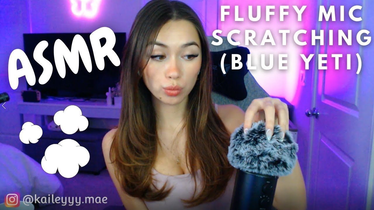ASMR Fluffy Mic Scratching (Blue Yeti)