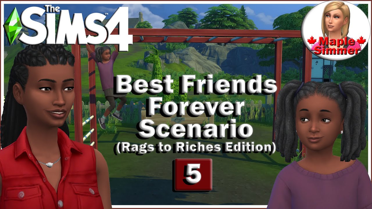 Yard Sale Pt 5: Best Friends Forever Scenario (Sims 4 Rags to Riches)