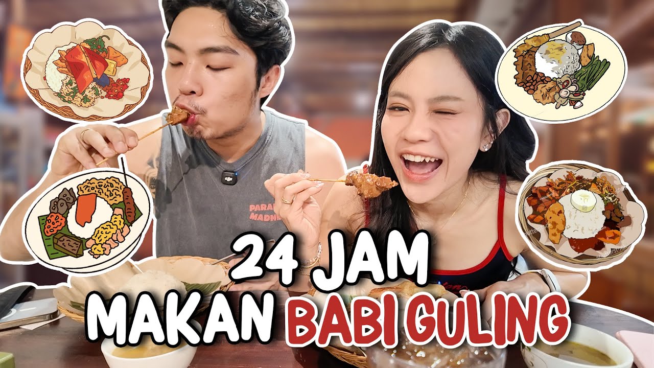 24 JAM MAKAN BABI GULING DI BALI!