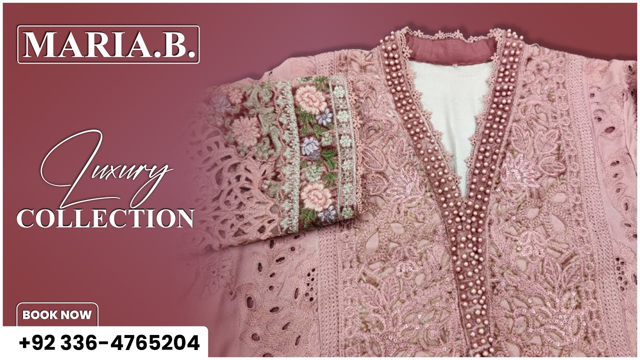 How to style your outfit Stitching ideas of MARIA B luxury collection 2024 #usmanfashion #mariab