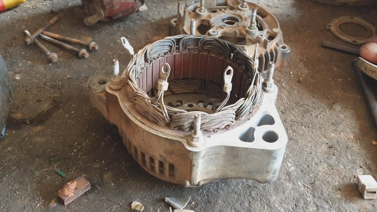 Toyota dynamo 12 volt repairing , Bearing dynamo repair , Change bearing dynamo