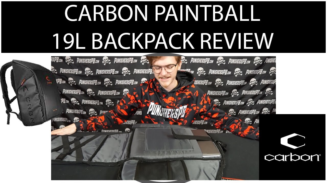 Carbon 19L Backpack Review  - Carbon Paintball Backpack // CRBN Paintball Products - PunishersPB
