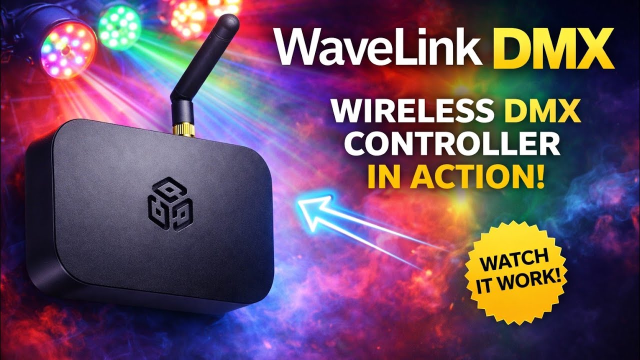 Working of DMX Wireless Controller | WaveLink വയർലെസ് ഡിഎംഎക്സ് കോൺട്രോളറിന്റെ വർക്കിംഗ് കാണാം