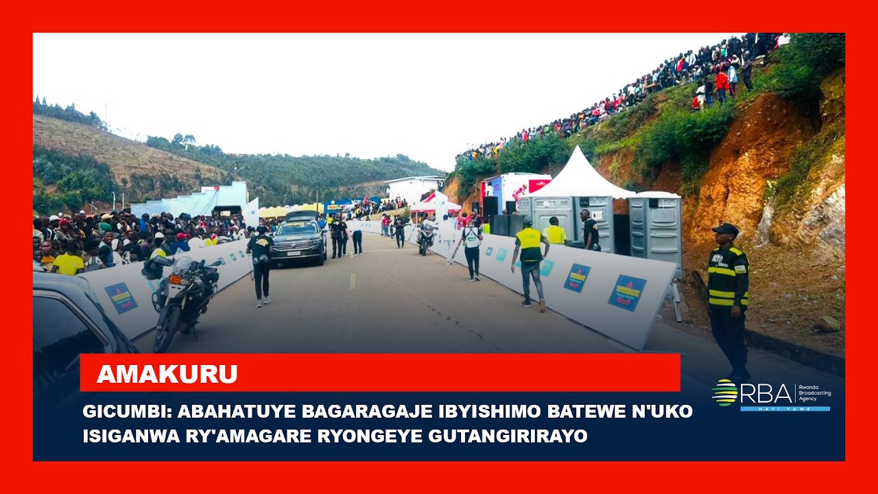 Gicumbi: Abahatuye bagaragaje ibyishimo batewe n'uko isiganwa ry'amagare ryongeye gutangirirayo
