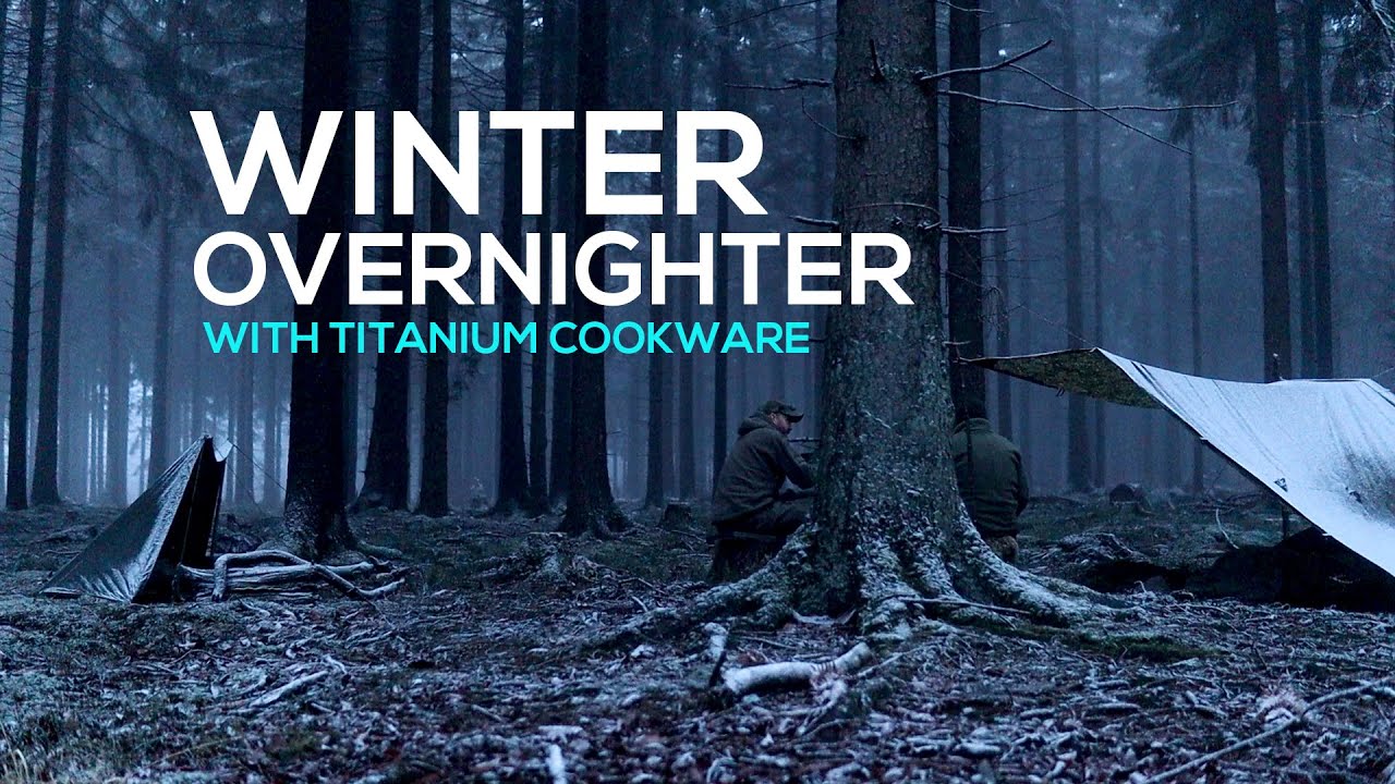 Winter Overnighter with titanium cookware from SilverAnt / Bushcraft with 
