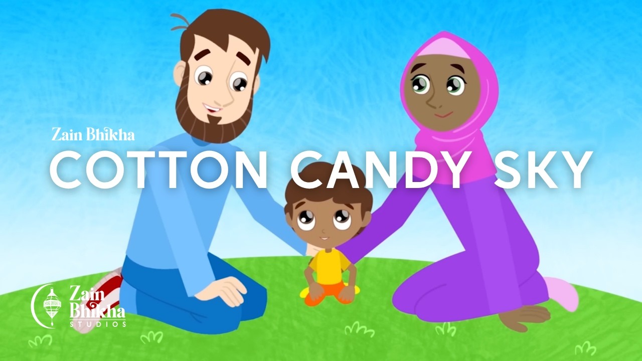 Cotton Candy Sky | Zain Bhikha Kids | Official Animation Video