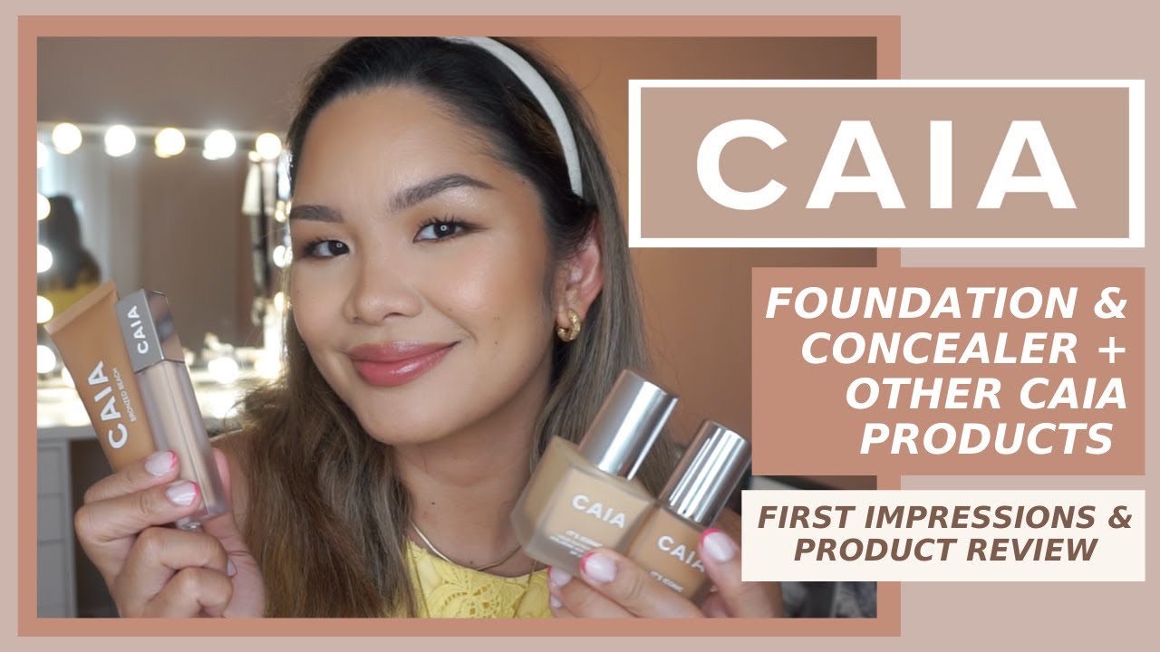 TESTING CAIA FOUNDATION & CONCEALER + OTHER CAIA PRODUCTS / FIRST IMPRESSIONS / WEAR TEST /TITIN