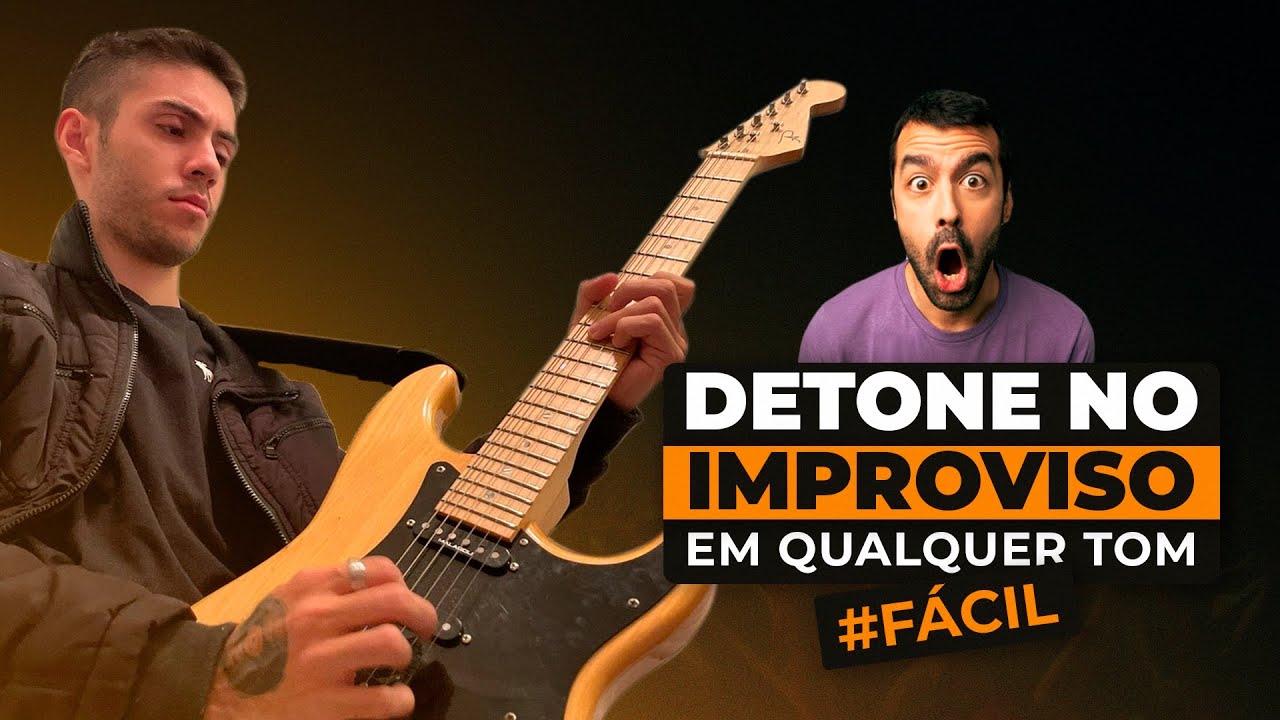 Como improvisar FÁCIL em qualquer tom e em qualquer música