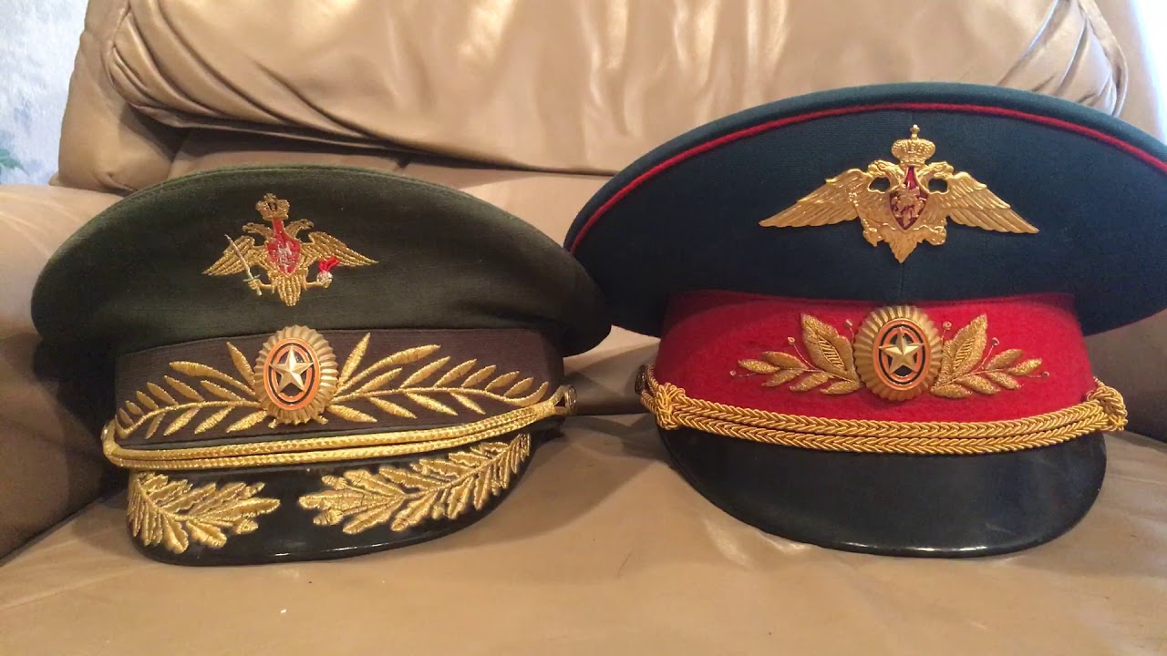 Russian peaked caps