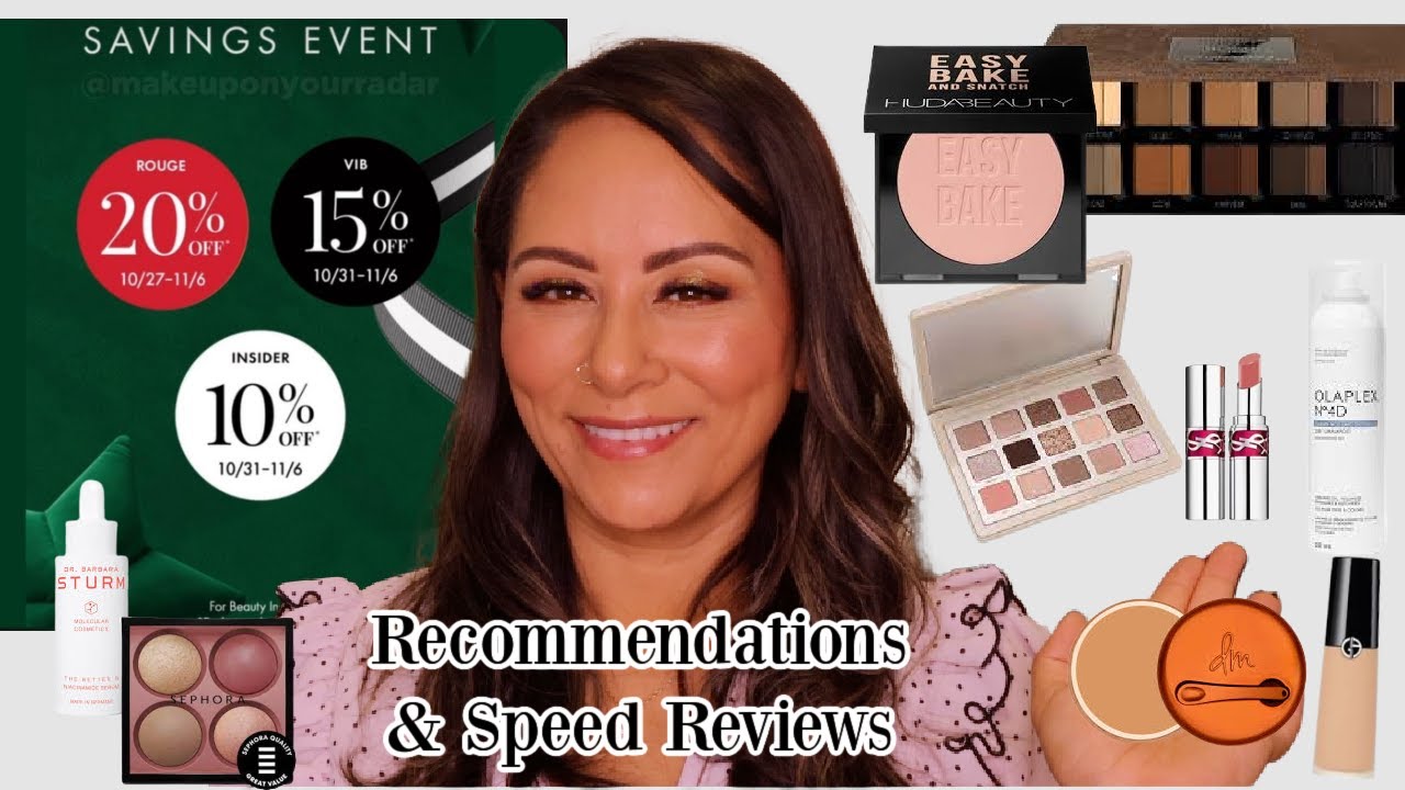 Sephora VIB Sale Recommendations Fall 2023 | Speed Reviews on My TOP Beauty Favorites