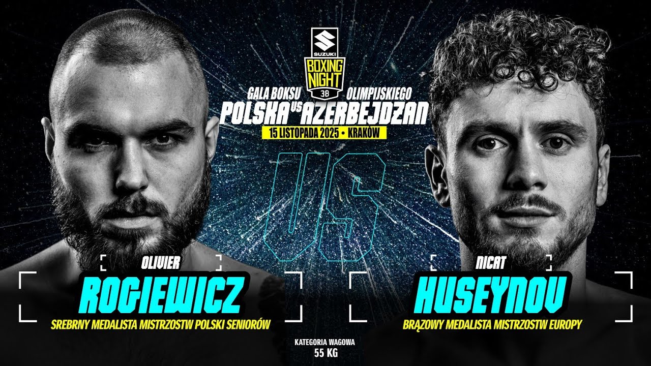 OLIVIER ROGIEWICZ vs NICAT HUSEYNOV | Olimpijczyk z Paryża dominuje w 55 kg! | Polska vs Azerbejdżan