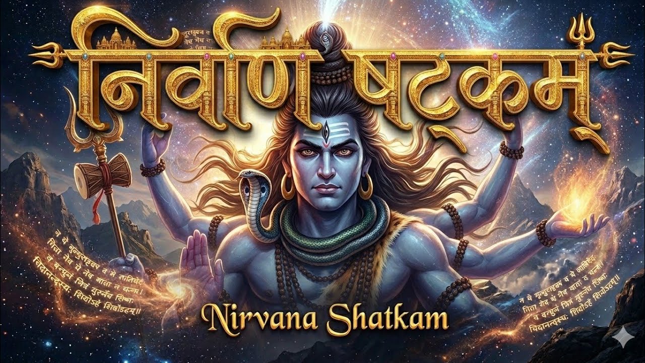 The Most Powerful Mantra of Mahadev 🔥 | Nirvana Shatakam | Mahashivratri Special