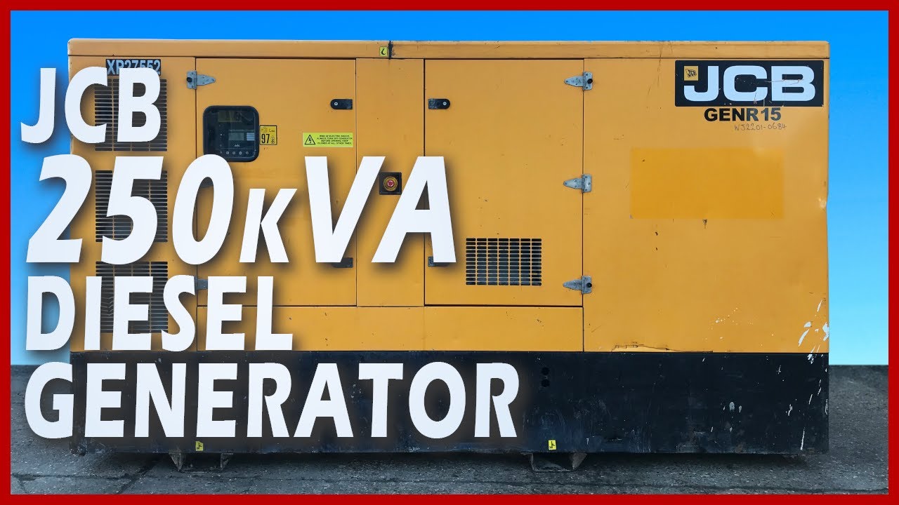 JCB Scania Diesel Generator 250kVA – XP27552 Test #perkins | #fgwilson Authorised Dealer